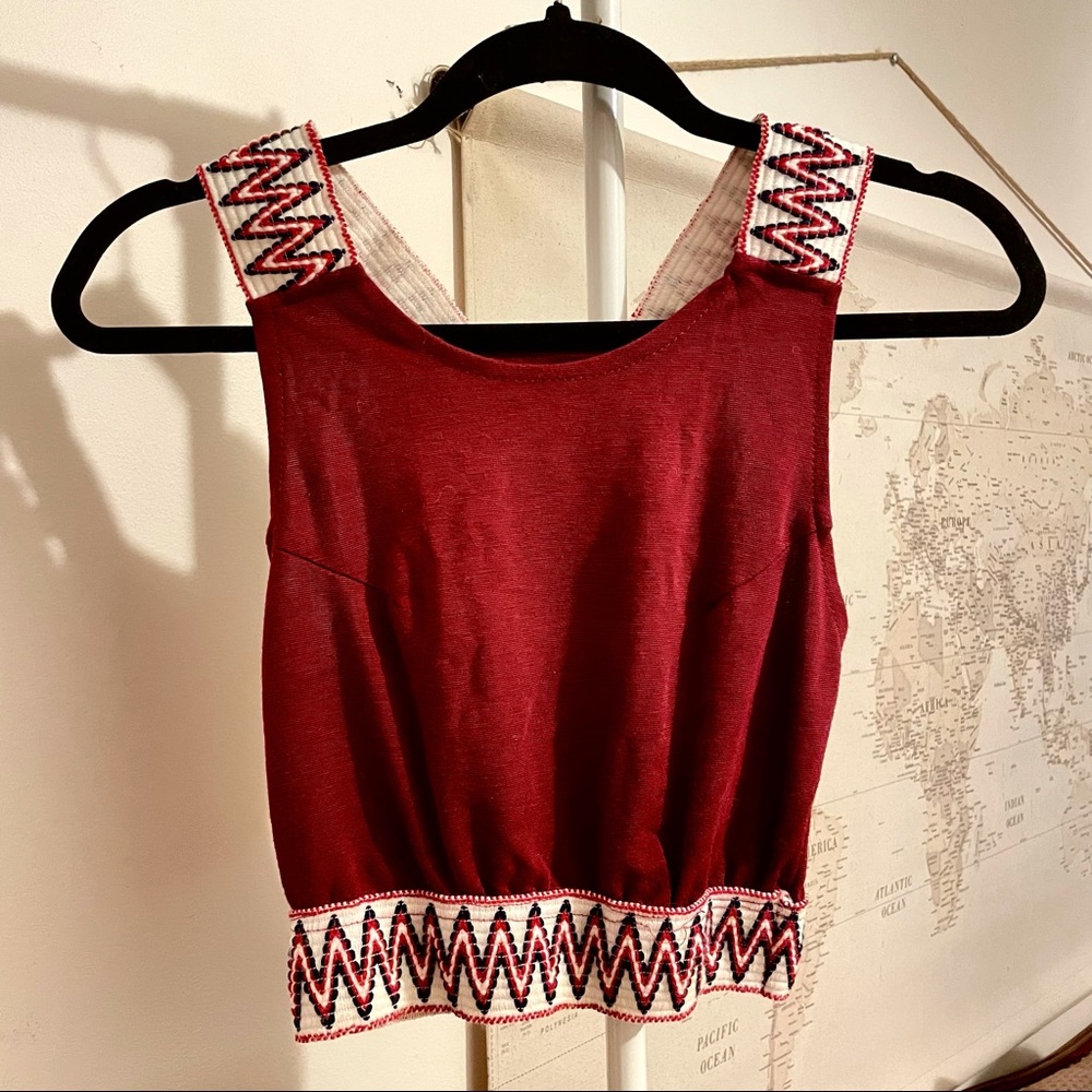Red Crop Top, Made in Philippines